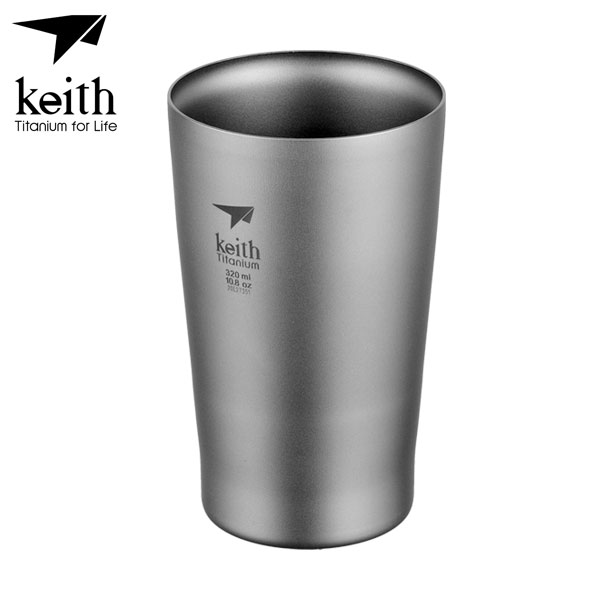 KE Double-Wall Titanium Beer Cup_Ti9221